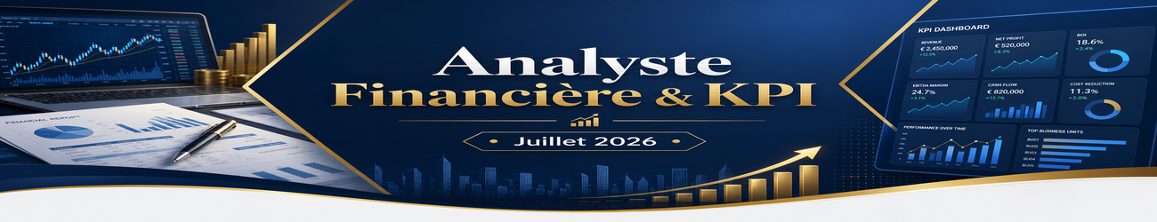 FORMATION ANALYSTE FINANCIERE &amp; KPI JUILLET 2026